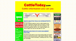 Desktop Screenshot of cattletoday.com